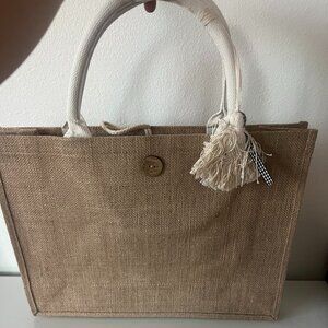 Woven Straw Beach Shoulder Bag